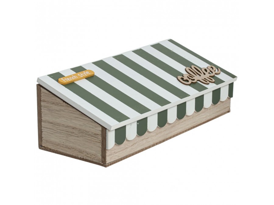 Шкатулка для чайных пакетиков, L24 W10,5 H8 см