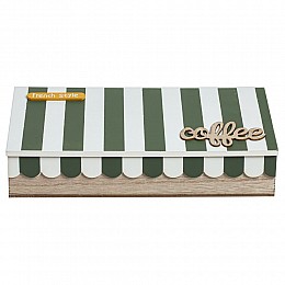 Шкатулка для чайных пакетиков, L24 W10,5 H8 см