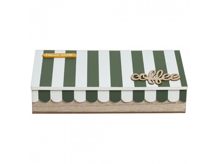 Шкатулка для чайных пакетиков, L24 W10,5 H8 см