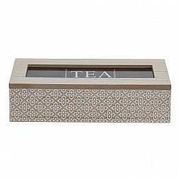 Шкатулка для чайных пакетиков, L24 W9 H7 см