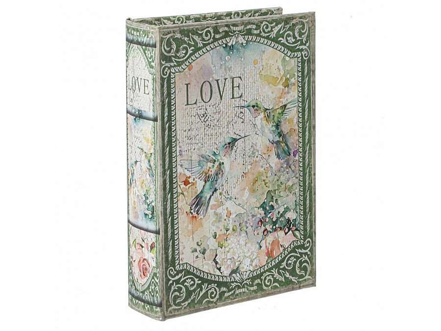 Шкатулка-книга с кодовым замком, L16 W5 H24 см