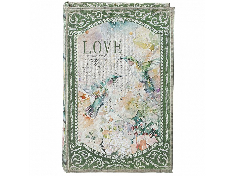 Шкатулка-книга с кодовым замком, L16 W5 H24 см