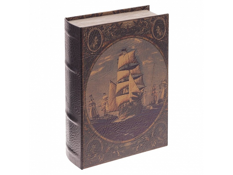 Шкатулка-книга, L18 W7 H27 см