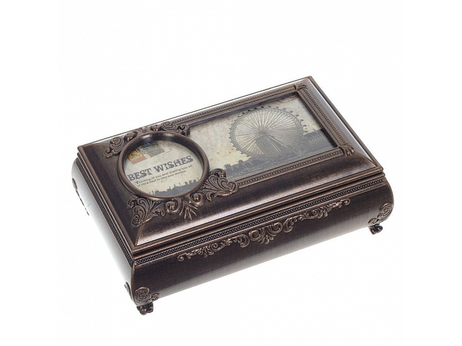 Шкатулка (музык.), L18 W11,5 H7 см, 5в.