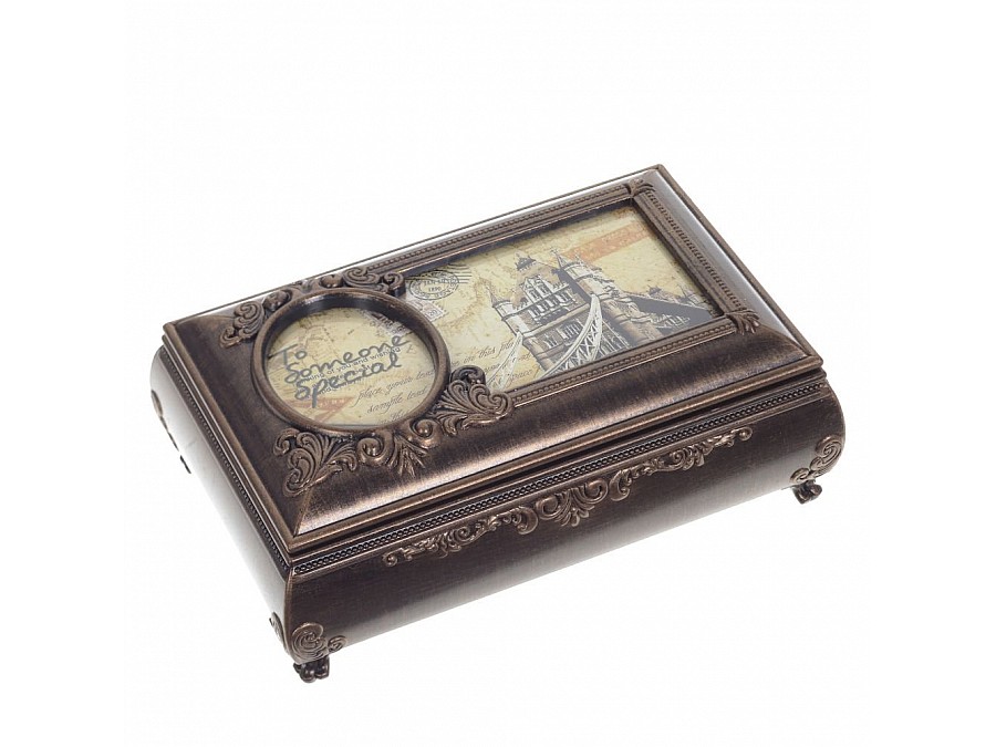 Шкатулка (музык.), L18 W11,5 H7 см, 5в.