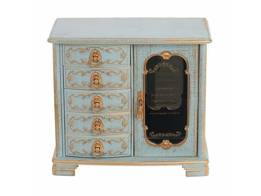 Шкатулка для украшений музыкальная, L21 W12 H19 см