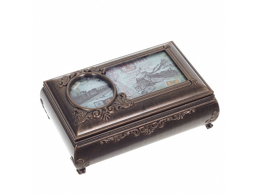 Шкатулка (музык.), L18 W11,5 H7 см, 5в.