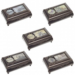 Шкатулка (музык.), L18 W11,5 H7 см, 5в.