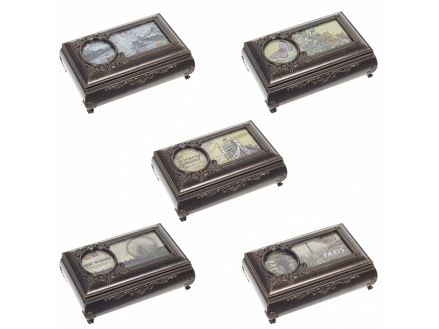 Шкатулка (музык.), L18 W11,5 H7 см, 5в.