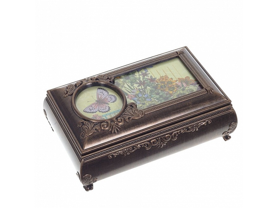 Шкатулка (музык.), L18 W11,5 H7 см, 5в.