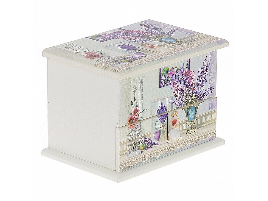 Шкатулка для украшений музыкальная, L13 W9,5 H9,5 см