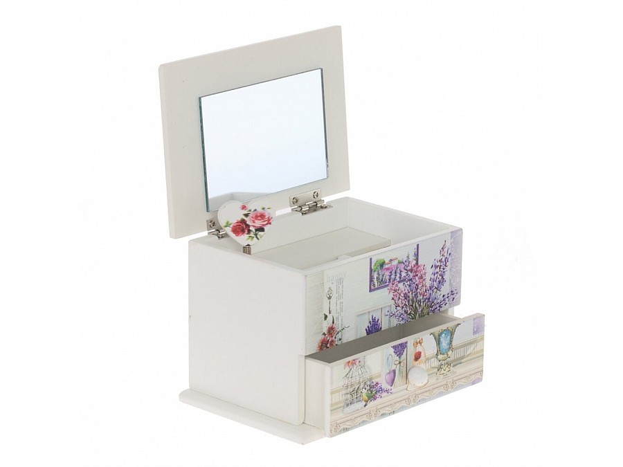 Шкатулка для украшений музыкальная, L13 W9,5 H9,5 см