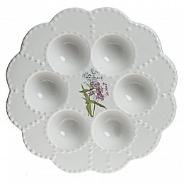 Тарелка для яиц, L21 W21 H3 см