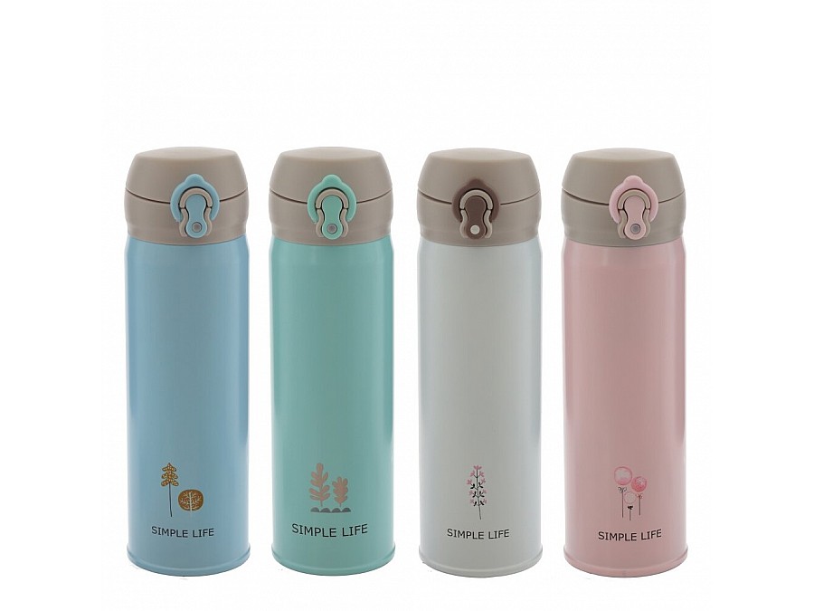 Термос, 450 мл, L6,5 W7 H22 см, 4в.