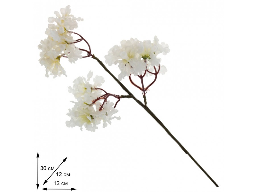 Цветок искусственный, L12 W12 H30 см