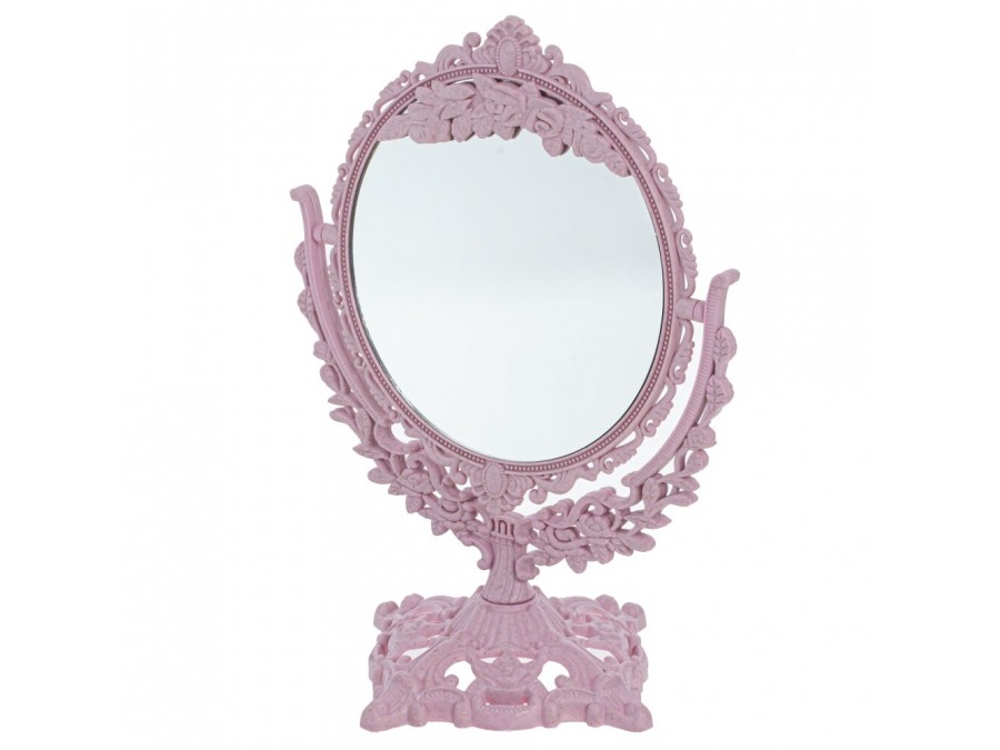 Зеркало настольное двустороннее с увеличением, L21 W15 H28 см