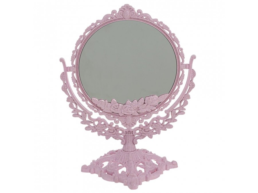 Зеркало настольное двустороннее с увеличением, L21 W15 H28 см