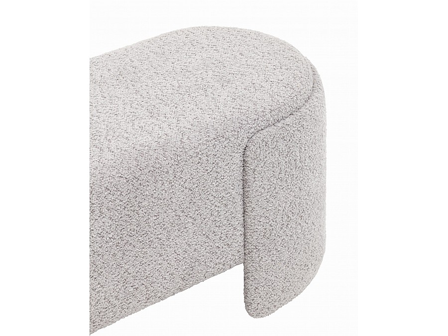 Банкетка Taks букле светло-серый
