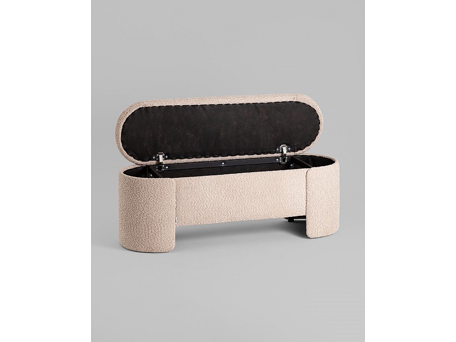 Банкетка Taks с местом для хранения букле капучино