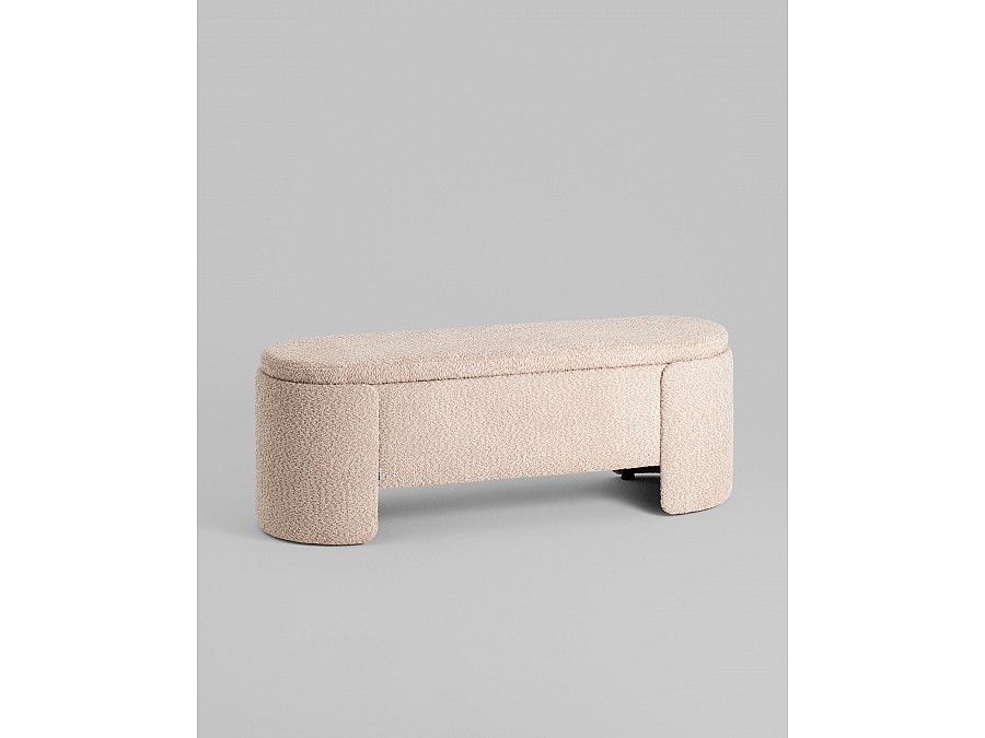 Банкетка Taks с местом для хранения букле капучино