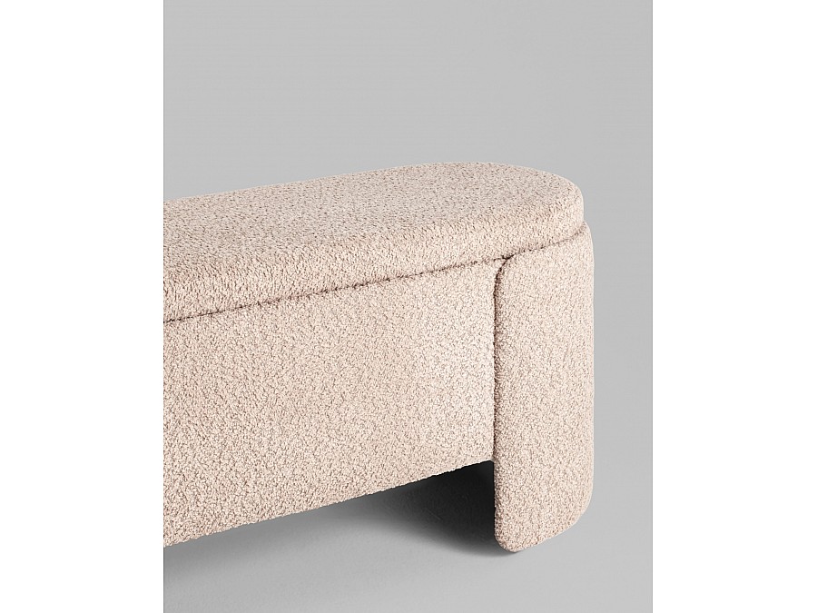 Банкетка Taks с местом для хранения букле капучино