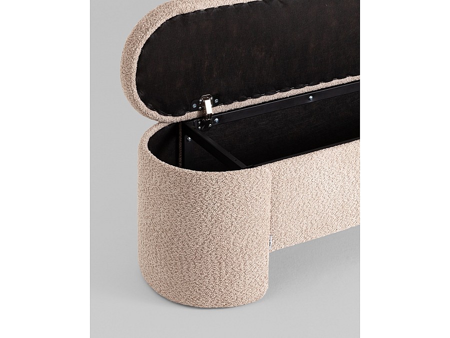 Банкетка Taks с местом для хранения букле капучино