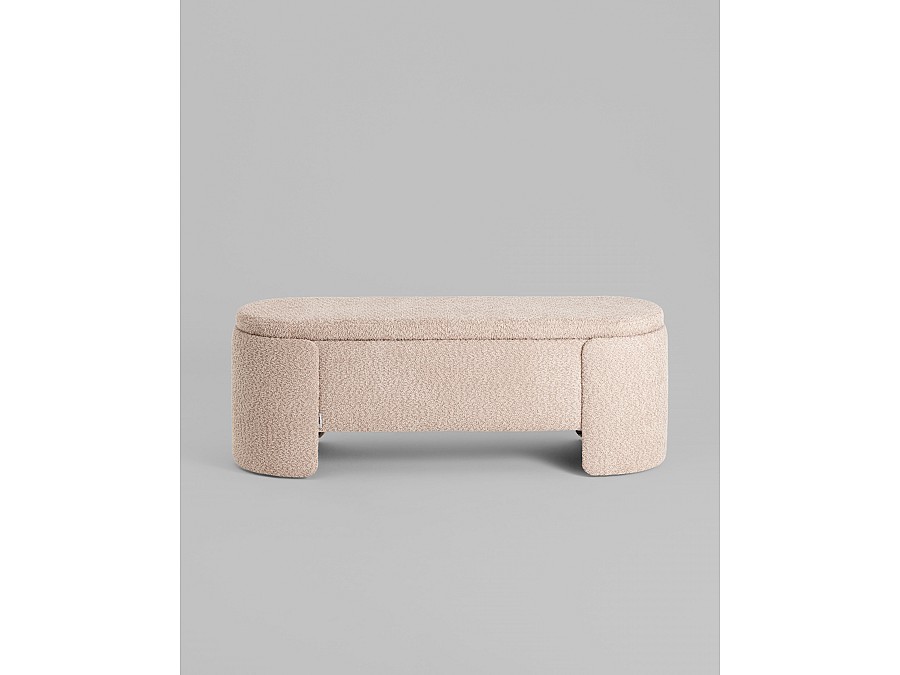 Банкетка Taks с местом для хранения букле капучино