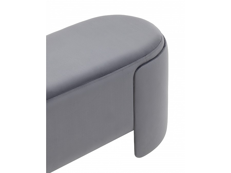 Банкетка Taks велюр серый