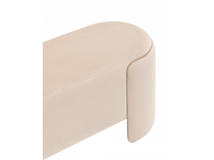 Банкетка Taks велюр молочный