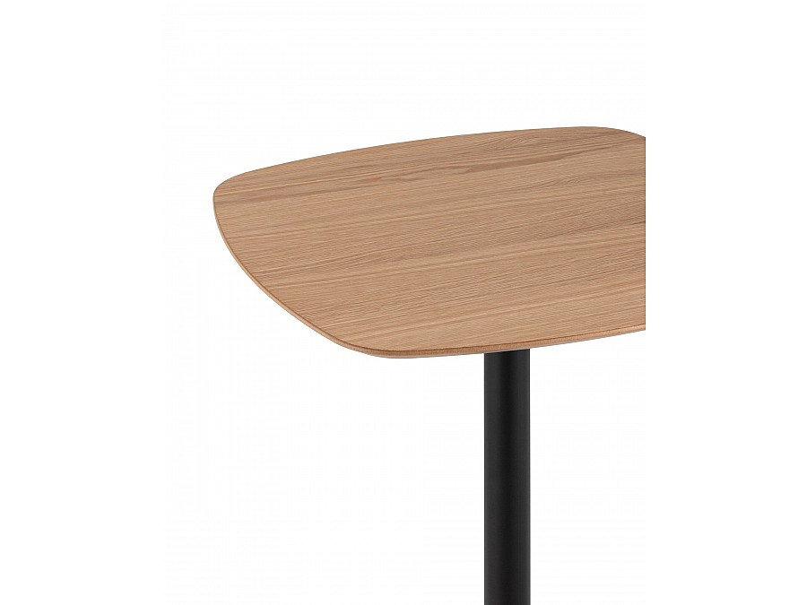 Стол барный Form 60*60 светлое дерево/черный