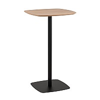 Стол барный Form 60*60 светлое дерево/черный