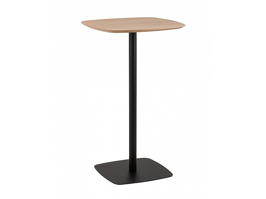 Стол барный Form 60*60 светлое дерево/черный
