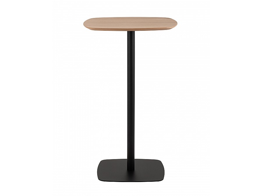 Стол барный Form 60*60 светлое дерево/черный
