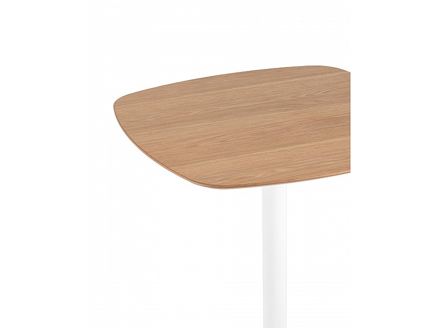 Стол барный Form 60*60 светлое дерево/белый