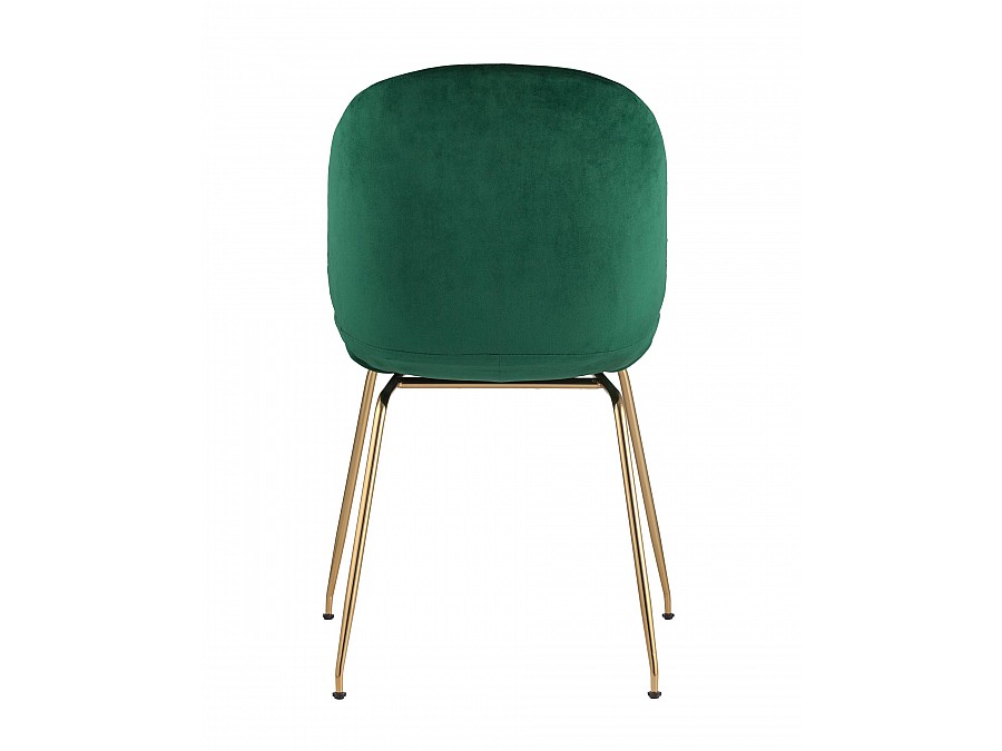 Стул барный Beetle со спинкой изумрудный