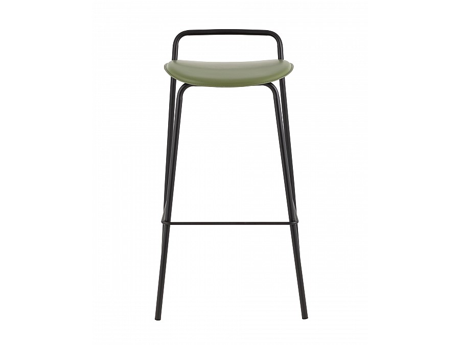 Стул барный Mantis экокожа зеленый