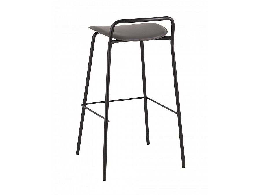 Стул барный Mantis экокожа темно-серый
