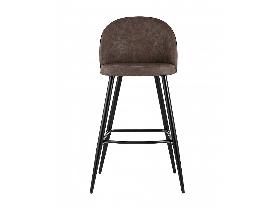 Стул барный Лион коричневая экокожа