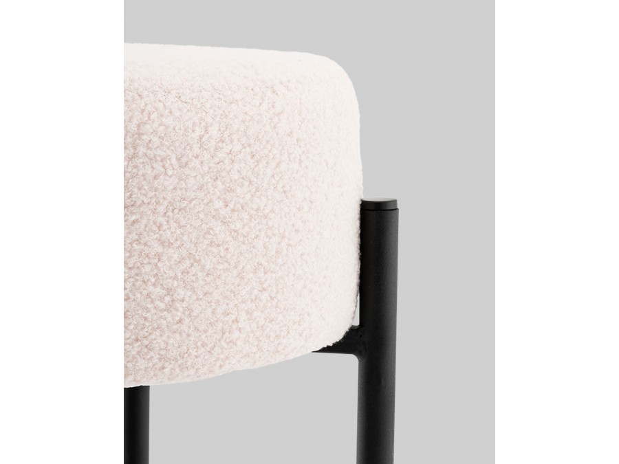 Стул барный Беккет букле бежевый