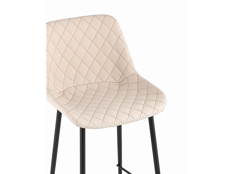 Стул барный Arch экокожа светло-серый