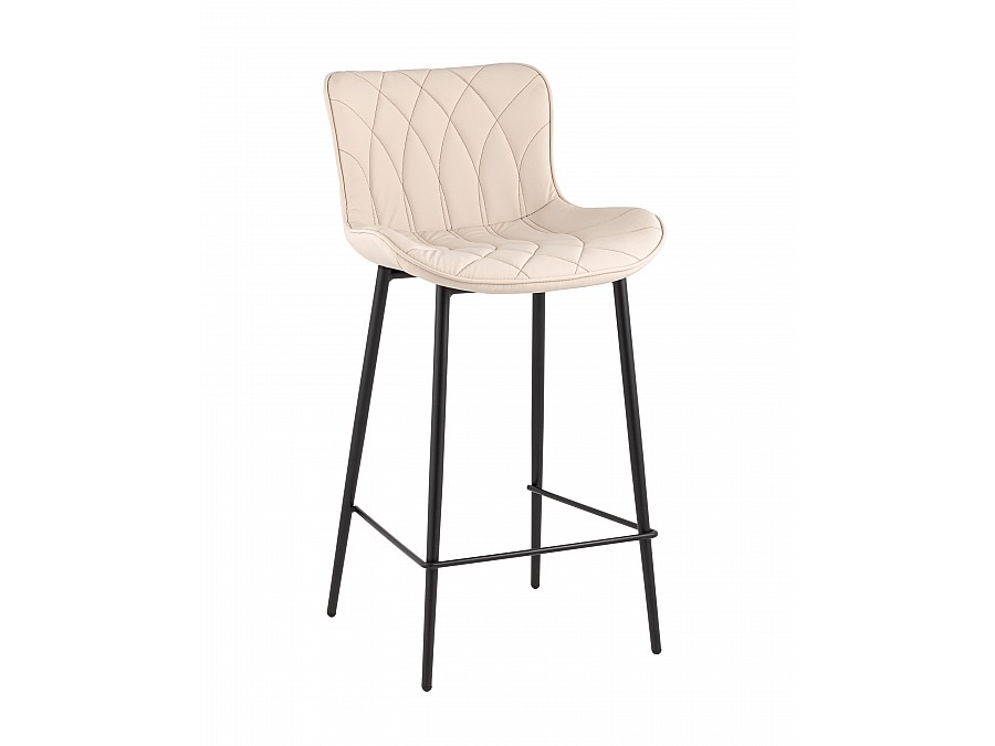 Стул барный Vault экокожа светло-серый