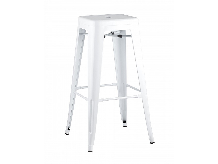 Стул барный TOLIX белый глянцевый