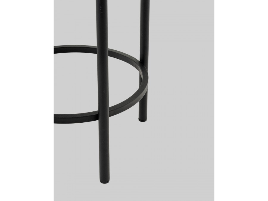 Стул барный Беккет букле светло-серый