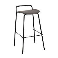 Стул барный Mantis экокожа темно-серый