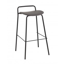 Стул барный Mantis экокожа темно-серый