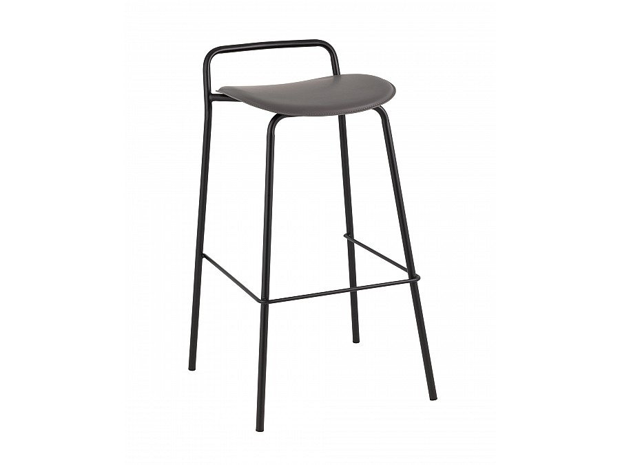 Стул барный Mantis экокожа темно-серый