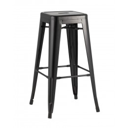 Стул барный TOLIX черный глянцевый