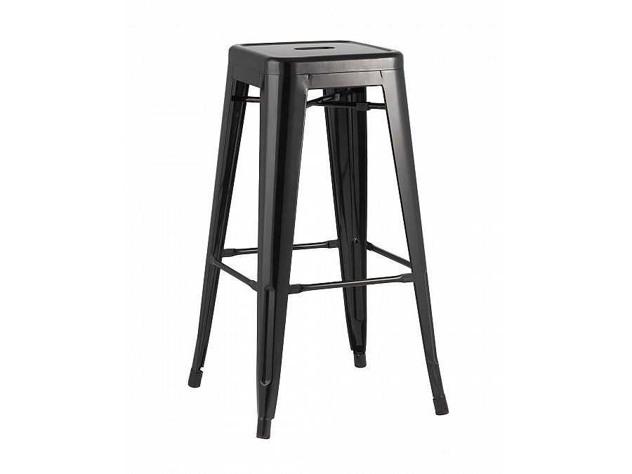 Стул барный TOLIX черный глянцевый