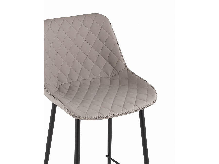 Стул барный Arch экокожа серый