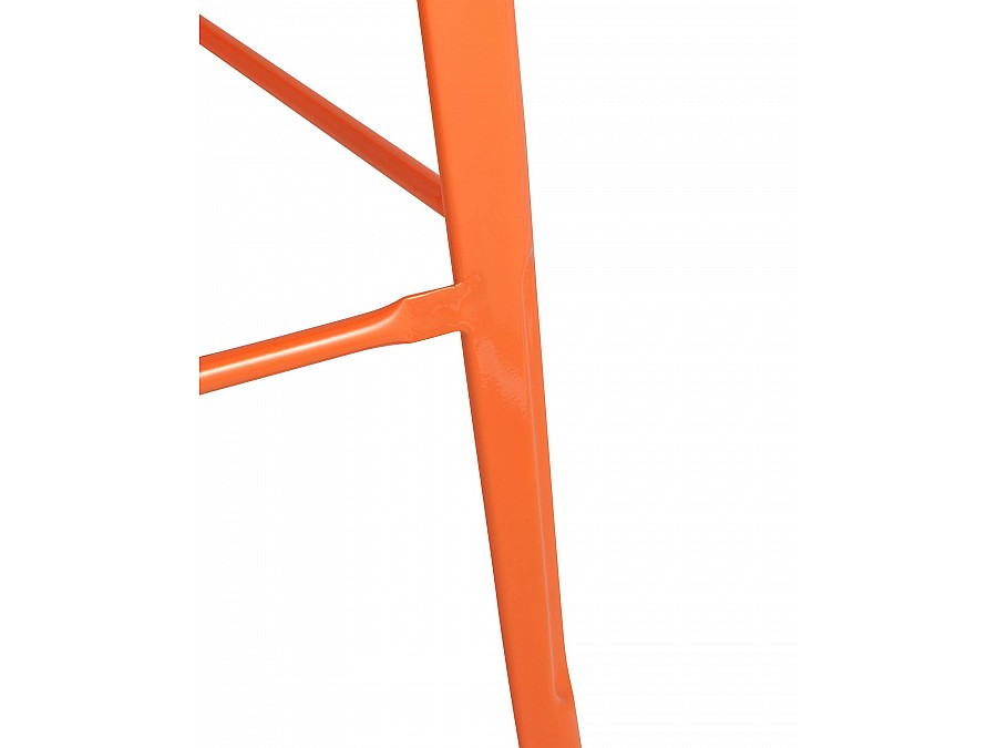 Стул барный TOLIX оранжевый глянцевый